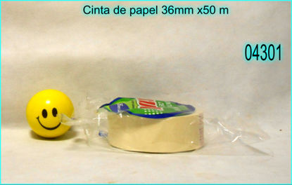 Imagen de CINTA DE PAPEL 50MTS X36MM 3.24